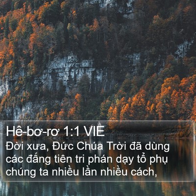 Hê-bơ-rơ 1:1 VIE Bible Verse Image