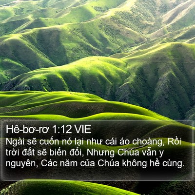 Hê-bơ-rơ 1:12 VIE Bible Verse Image