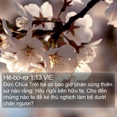 Hê-bơ-rơ 1:13 VIE Bible Verse Image