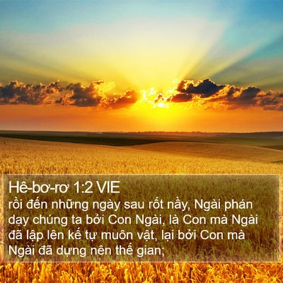Hê-bơ-rơ 1:2 VIE Bible Verse Image