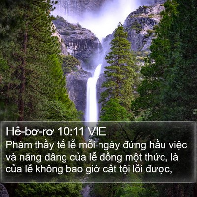 Hê-bơ-rơ 10:11 VIE Bible Verse Image
