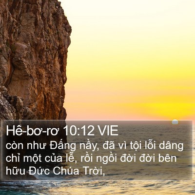 Hê-bơ-rơ 10:12 VIE Bible Verse Image