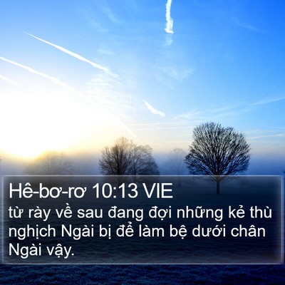 Hê-bơ-rơ 10:13 VIE Bible Verse Image