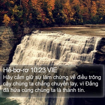 Hê-bơ-rơ 10:23 VIE Bible Verse Image