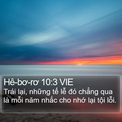 Hê-bơ-rơ 10:3 VIE Bible Verse Image