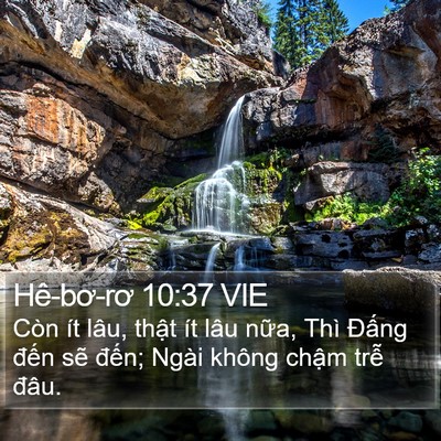 Hê-bơ-rơ 10:37 VIE Bible Verse Image