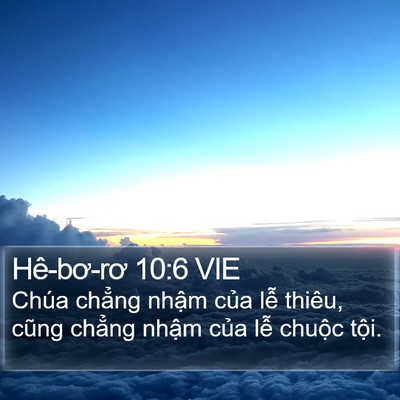 Hê-bơ-rơ 10:6 VIE Bible Verse Image