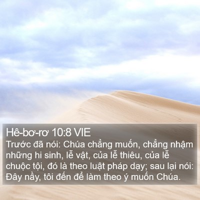 Hê-bơ-rơ 10:8 VIE Bible Verse Image
