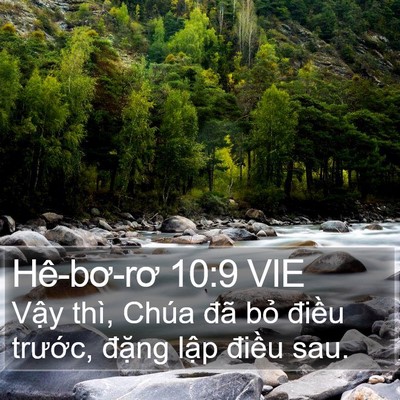 Hê-bơ-rơ 10:9 VIE Bible Verse Image