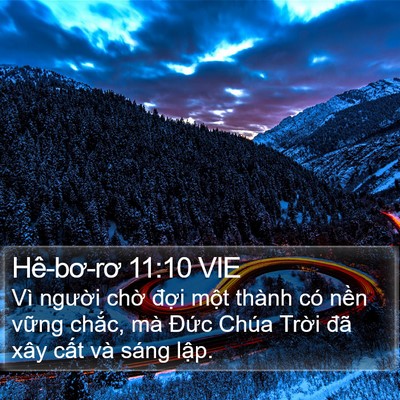 Hê-bơ-rơ 11:10 VIE Bible Verse Image