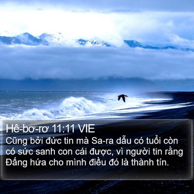 Hê-bơ-rơ 11:11 VIE Bible Verse Image