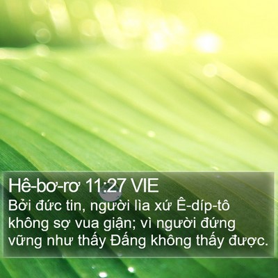 Hê-bơ-rơ 11:27 VIE Bible Verse Image