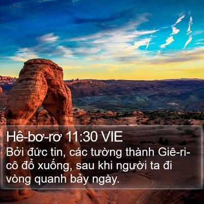 Hê-bơ-rơ 11:30 VIE Bible Verse Image