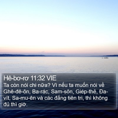 Hê-bơ-rơ 11:32 VIE Bible Verse Image