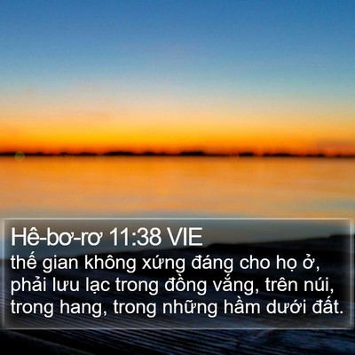 Hê-bơ-rơ 11:38 VIE Bible Verse Image