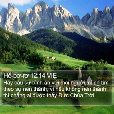 Hê-bơ-rơ 12:14 VIE Bible Verse Image