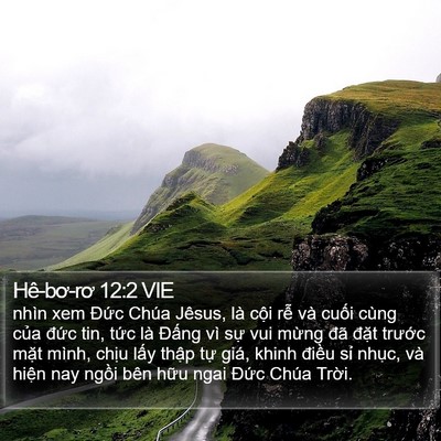 Hê-bơ-rơ 12:2 VIE Bible Verse Image