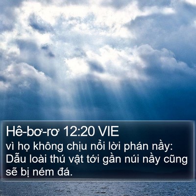 Hê-bơ-rơ 12:20 VIE Bible Verse Image