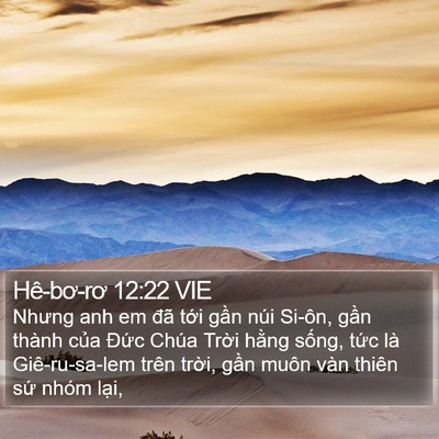Hê-bơ-rơ 12:22 VIE Bible Verse Image