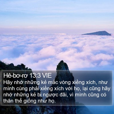 Hê-bơ-rơ 13:3 VIE Bible Verse Image