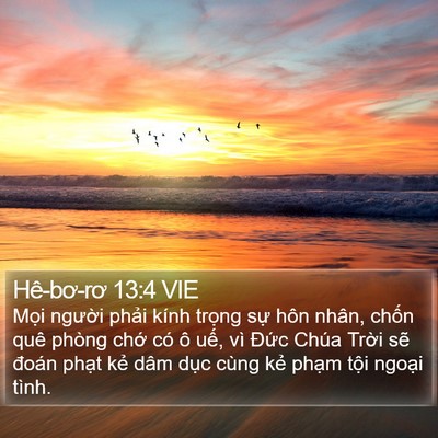 Hê-bơ-rơ 13:4 VIE Bible Verse Image