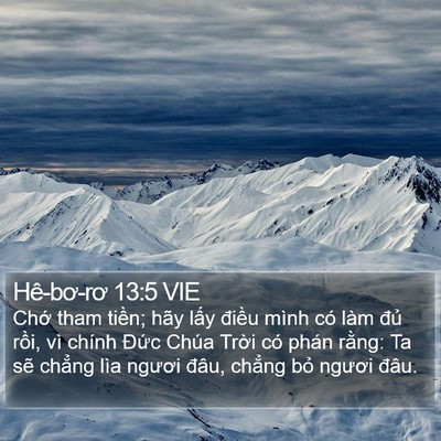 Hê-bơ-rơ 13:5 VIE Bible Verse Image