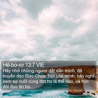 Hê-bơ-rơ 13:7 VIE Bible Verse Image