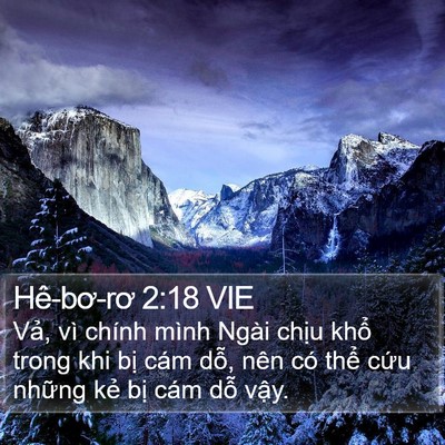 Hê-bơ-rơ 2:18 VIE Bible Verse Image