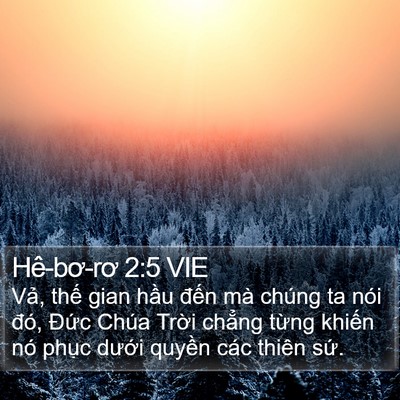 Hê-bơ-rơ 2:5 VIE Bible Verse Image