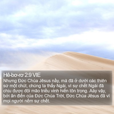 Hê-bơ-rơ 2:9 VIE Bible Verse Image