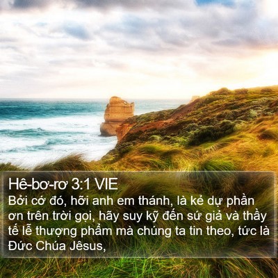 Hê-bơ-rơ 3:1 VIE Bible Verse Image