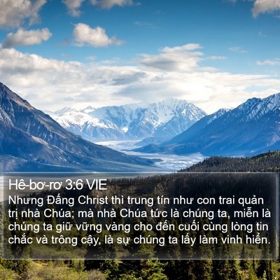 Hê-bơ-rơ 3:6 VIE Bible Verse Image