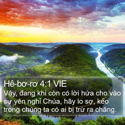 Hê-bơ-rơ 4:1 VIE Bible Verse Image