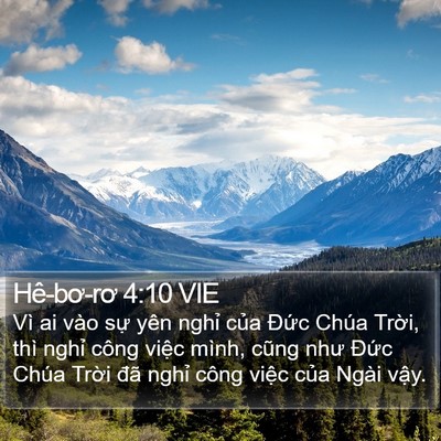 Hê-bơ-rơ 4:10 VIE Bible Verse Image