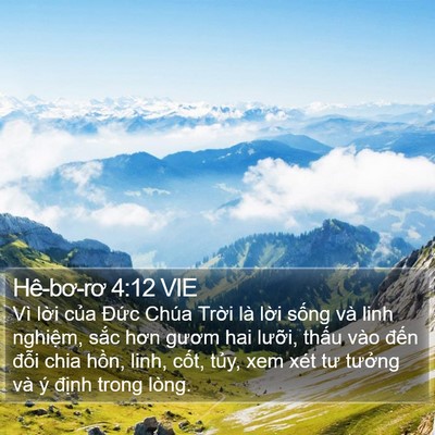 Hê-bơ-rơ 4:12 VIE Bible Verse Image