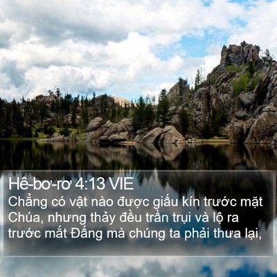 Hê-bơ-rơ 4:13 VIE Bible Verse Image