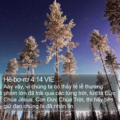 Hê-bơ-rơ 4:14 VIE Bible Verse Image
