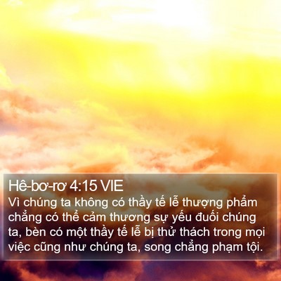 Hê-bơ-rơ 4:15 VIE Bible Verse Image