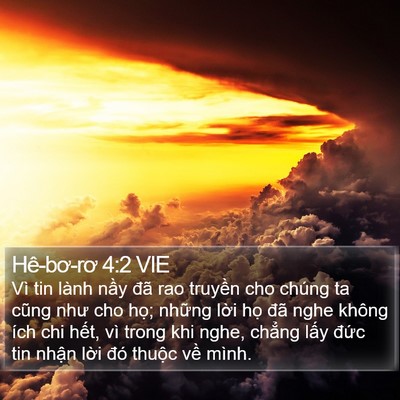 Hê-bơ-rơ 4:2 VIE Bible Verse Image