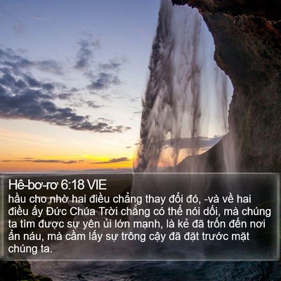 Hê-bơ-rơ 6:18 VIE Bible Verse Image