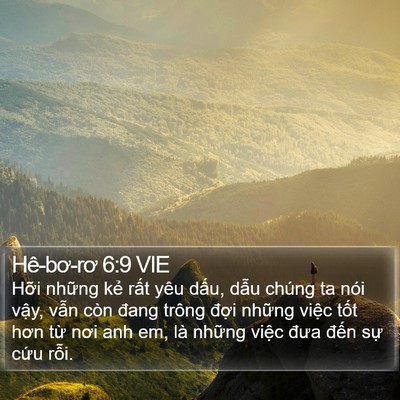 Hê-bơ-rơ 6:9 VIE Bible Verse Image