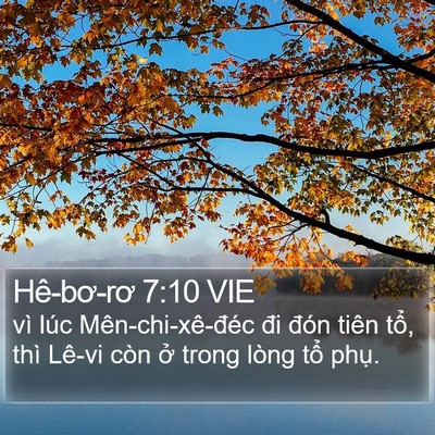Hê-bơ-rơ 7:10 VIE Bible Verse Image