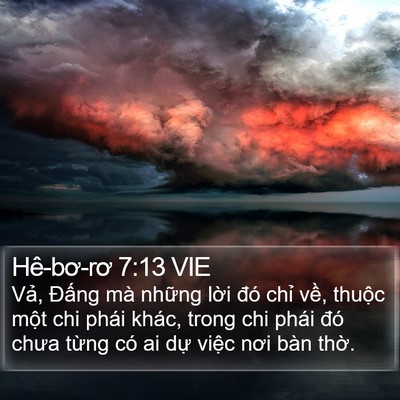Hê-bơ-rơ 7:13 VIE Bible Verse Image