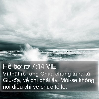 Hê-bơ-rơ 7:14 VIE Bible Verse Image