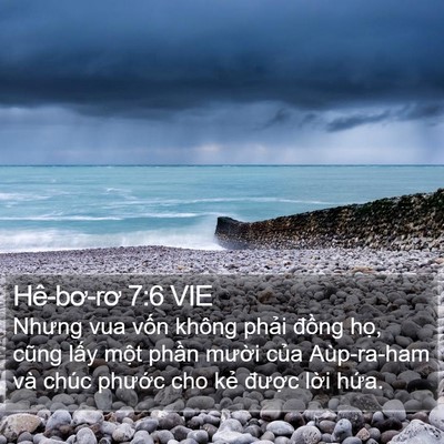 Hê-bơ-rơ 7:6 VIE Bible Verse Image