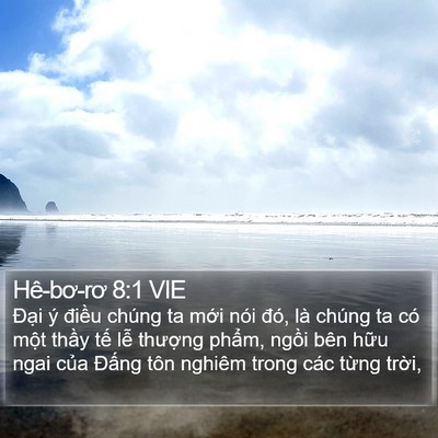 Hê-bơ-rơ 8:1 VIE Bible Verse Image