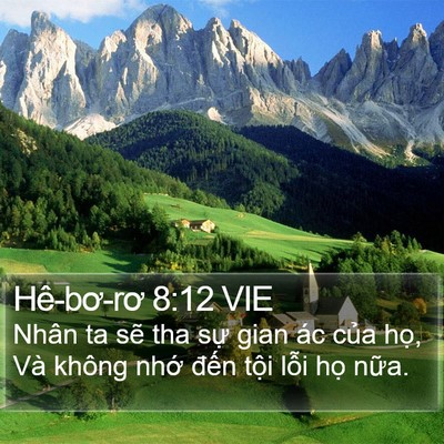 Hê-bơ-rơ 8:12 VIE Bible Verse Image