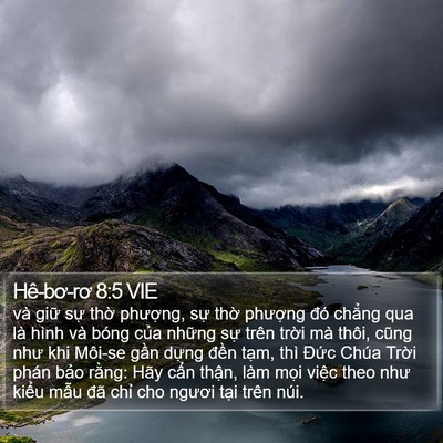 Hê-bơ-rơ 8:5 VIE Bible Verse Image