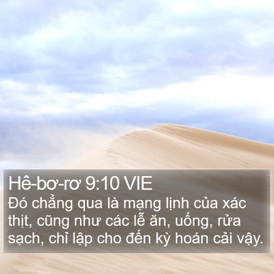 Hê-bơ-rơ 9:10 VIE Bible Verse Image