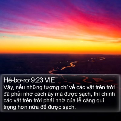 Hê-bơ-rơ 9:23 VIE Bible Verse Image